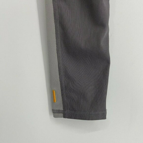 Lucy Leggings Womens XS Gray White Color block Skinny Midrise Drawstring Stretch - Picture 6 of 10